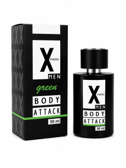 BODY ATTACK Green for men 50ml